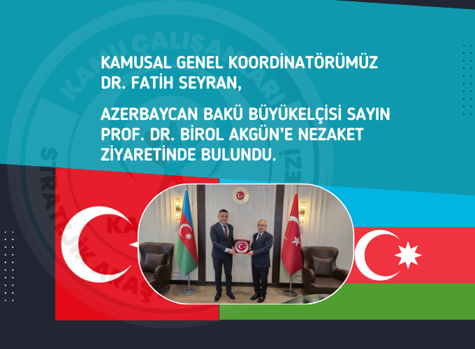 KAMUSAM Genel Koordinatörümüz Dr. Fatih Seyran,